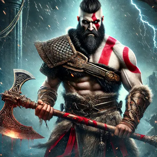 GOD OF WAR INSPIRED - PRINT